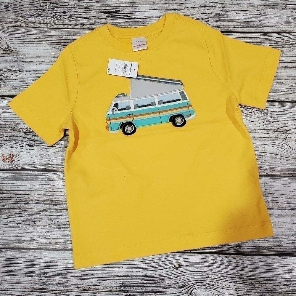 Hanna Andersson Surf Wagon Beach T-Shirt 110 cm US 5 NWT - Picture 2 of 6